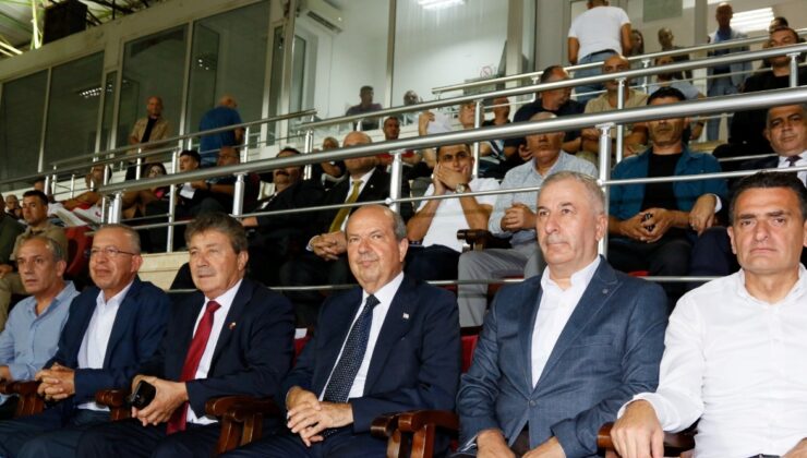 Cumhurbaşkanı Tatar, Osman Uçaner Süper Kupa Karşılaşması’nı izledi
