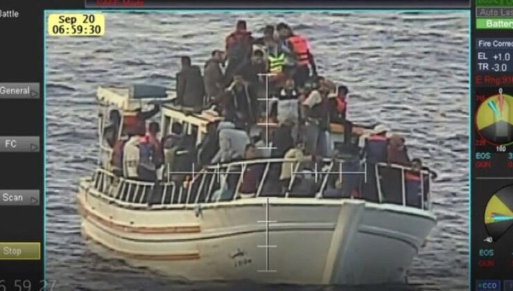 Larnaka açıklarında 177 mülteci tespit edildi