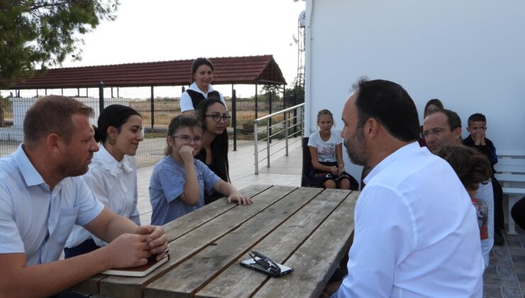 İskele Belediye Başkan Sadıkoğlu, Ötüken Özel Eğitim Okulu’nu ziyaret etti