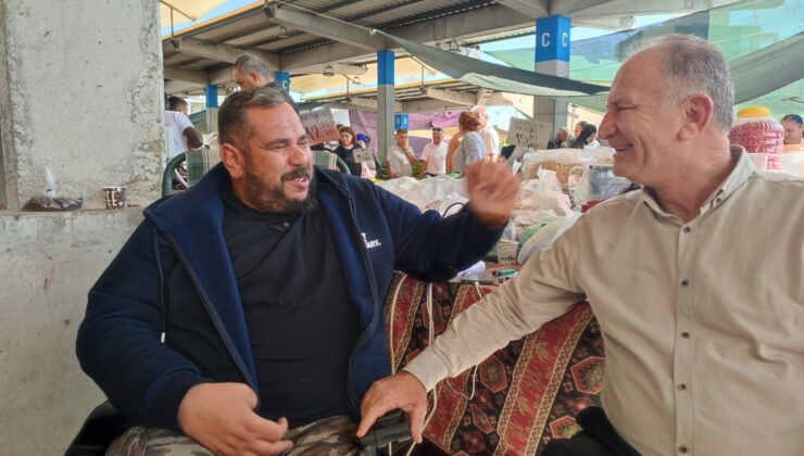 Lefkoşa Pazarı’nda sürpriz buluşma
