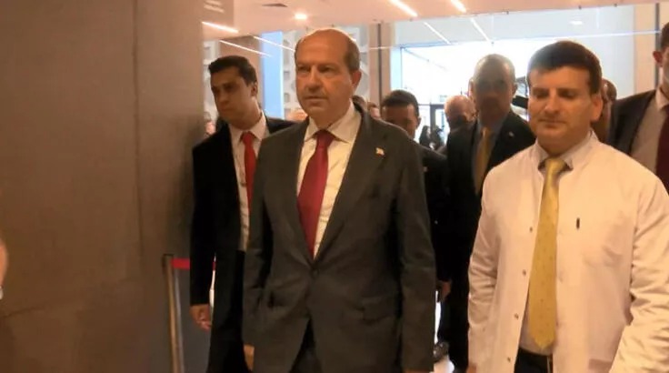 Cumhurbaşkanı Ersin Tatar, Binali Yıldırım ve yaralı madencileri ziyaret etti