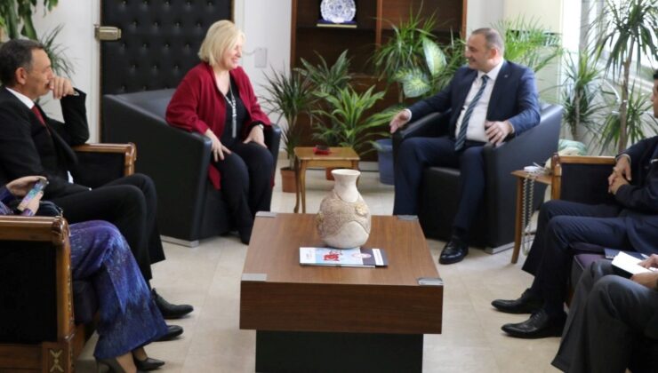Maliye Bakanı Şan, Halk Bankası Ülke Müdürü Özen’i kabul etti