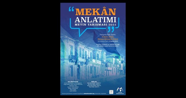 “Mekân Anlatımı Metin Yarışması–2022” için son başvuru tarihi 13 Şubat