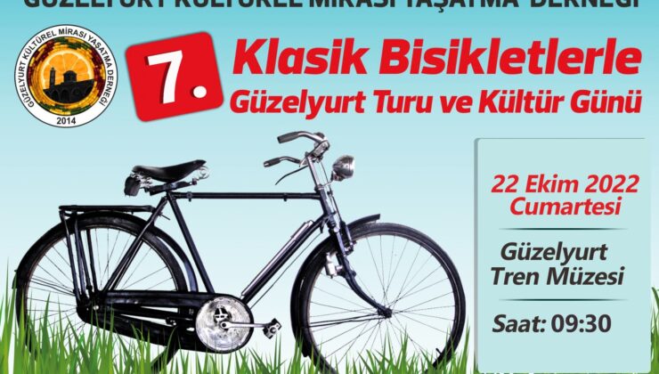 Klasik Bisikletlerle Güzelyurt Turu ve Kültür Günü etkinliğinin yedincisi yarın gerçekleştiriliyor