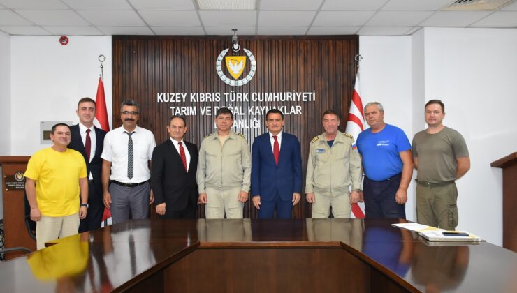 Yangın söndürme helikopteri ve teknik ekip adadan ayrıldı