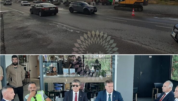 Girne-Alsancak çift şerit yolu ikinci etabının tamamlanması projesine start verildi