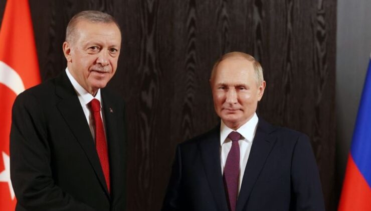 Cumhurbaşkanı Erdoğan, Putin’le tahıl ve gaz merkezini görüştü