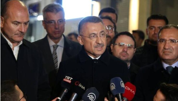 TC Cumhurbaşkanı Yardımcısı Oktay: 6 can kaybımız, 81 yaralımız var