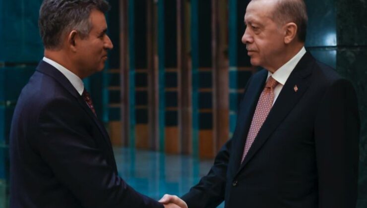 TC Cumhurbaşkanı Erdoğan, Türkiye’nin Lefkoşa Büyükelçisi  Feyzioğlu’nu kabul etti