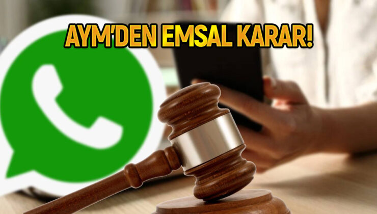 Bunu yapmadan önce tekrar düşünün! AYM’den WhatsApp kararı