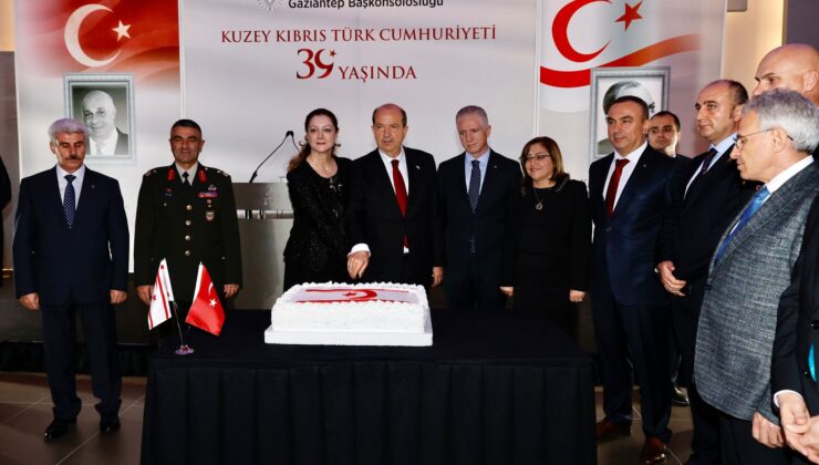 KKTC Gaziantep Başkonsolosluğu tarafından KKTC’nin 39’uncu yıl resepsiyonu düzenlendi