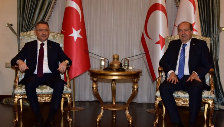 Cumhurbaşkanı Tatar, TC Cumhurbaşkanı Yardımcısı Oktay’a teşekkür etti