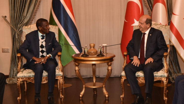 Cumhurbaşkanı Tatar Gambiya Devlet Başkan Yardımcısı Joof’u kabul etti