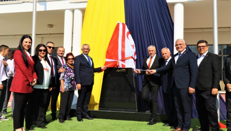 Türk Maarif Koleji Atatürk Büstü açılışı törenle gerçekleştirildi