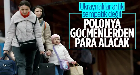 Polonya, barınma merkezlerinde kalan Ukraynalılardan ücret alacak