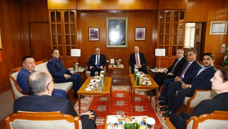 Cumhurbaşkanı Tatar, Diyarbakır’da bulunan 8’inci Ana Jet Üs Komutanlığı’nı ziyaret etti