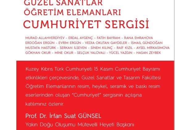 YDÜ’de “Cumhuriyet Sergisi”