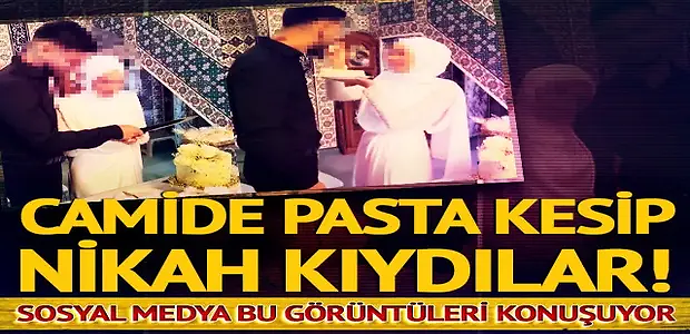 Camide pasta kesip nikah kıydılar! Masa süslemesi yapıldı, hediyeler hazırlandı… Türkiye bu görüntüleri konuşuyor!