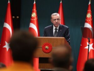 Erdoğan kabine toplantısı sonrası konuşuyor