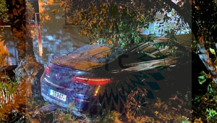 Girne’de alkollü sürücü dehşet saçtı