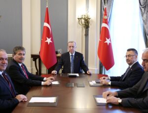 Başbakan Üstel, Türkiye Cumhurbaşkanı Erdoğan ile görüştü