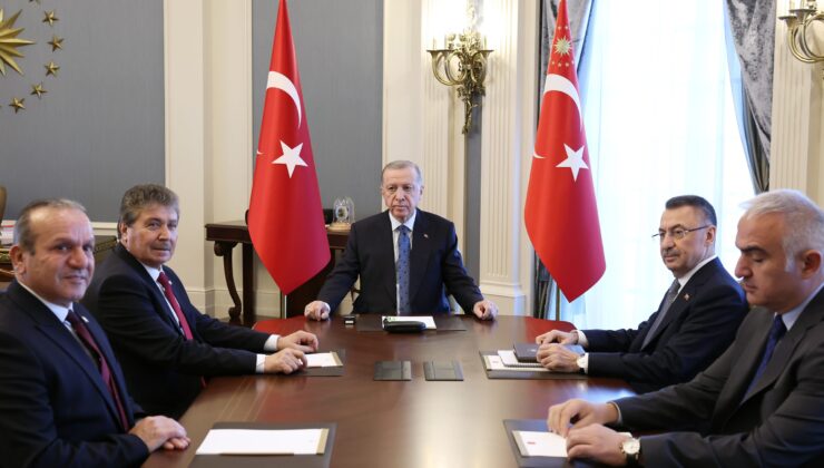 Başbakan Üstel, Türkiye Cumhurbaşkanı Erdoğan ile görüştü