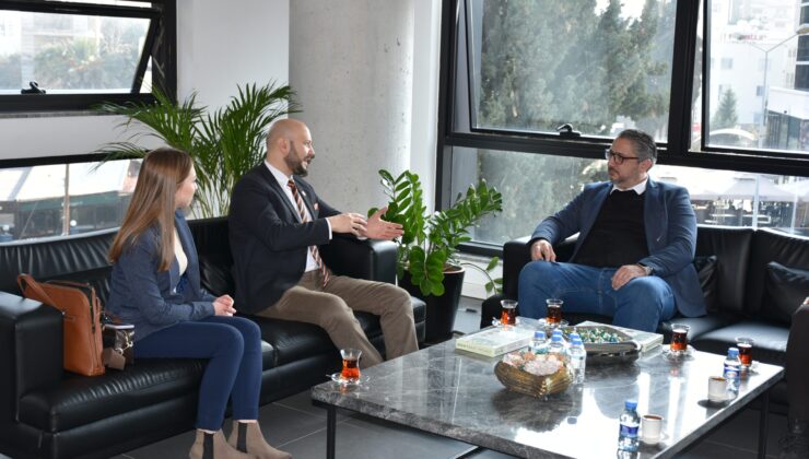 Türkiye Belediyeler Birliği heyeti Girne Belediye Başkanı Murat Şenkul ile görüştü