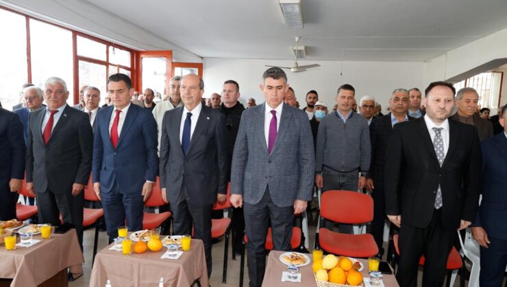 Cumhurbaşkanı Ersin Tatar, Kıbrıs Türk Narenciye Üreticileri Birliği Genel Kurulu’na katıldı