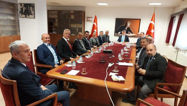 İŞAD heyeti, Türkiye Cumhuriyeti Lefkoşa Büyükelçisi Metin Feyzioğlu’nu ziyaret etti