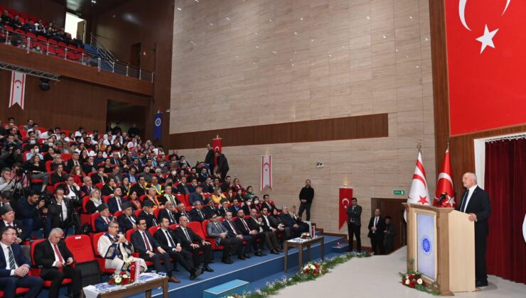 Meclis Başkanı Töre, Tekirdağ’da konferans verdi… “KKTC bizim devletimizdir, bir Türk devletidir”