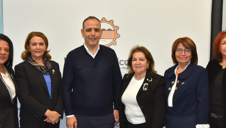 Harmancı Lefkoşa Başkent Lions Kulübü’nden bir heyeti kabul etti