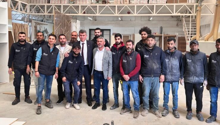 Türkiye Cumhuriyeti Lefkoşa Büyükelçisi Feyzioğlu Alayköy sanayi bölgesini ziyaret etti