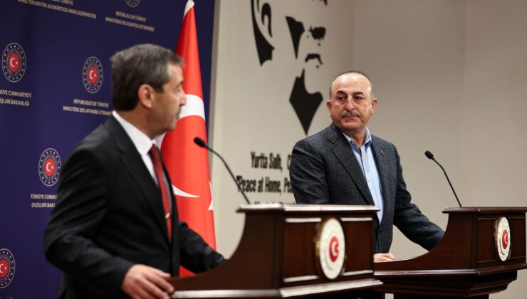 Ertuğruloğlu Ankara’da Çavuşoğlu ile görüştü.. “Vatandaşların yaşadığı felaket, ızdırap her şeyin üstünde”