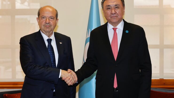 Tatar, Türk Devletleri Teşkilatı Sekreteri Ömüraliyev ile görüştü