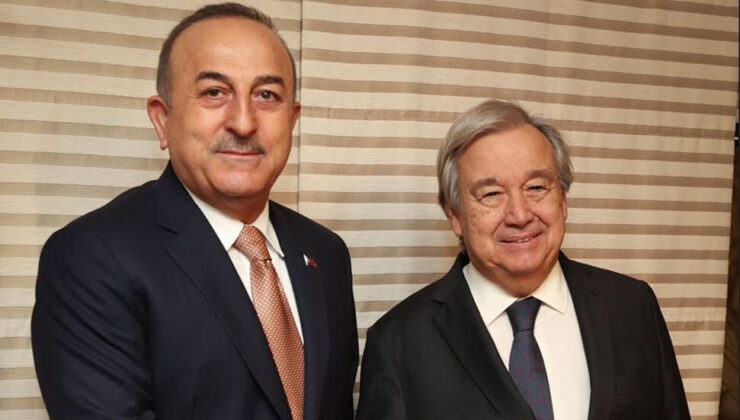 TC Dışişleri Bakanı Çavuşoğlu BM Genel Sekreteri ile Doha’da görüştü