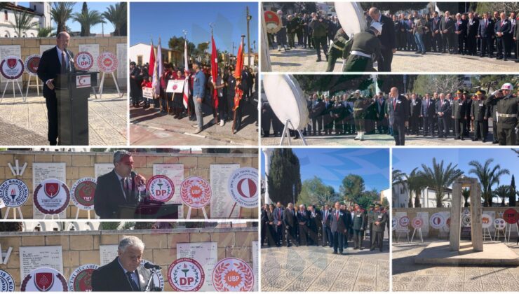 Bugün 9 Mart Baf Direnişi ve Şehitlerini Anma Günü..Güzelyurt Baf Şehitleri Anıtı önünde tören düzenlendi
