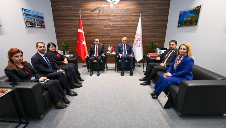Ataoğlu, Berlin Turizm Fuarı’nda Türkiye Kültür ve Turizm Bakanı Ersoy ile bir araya geldi