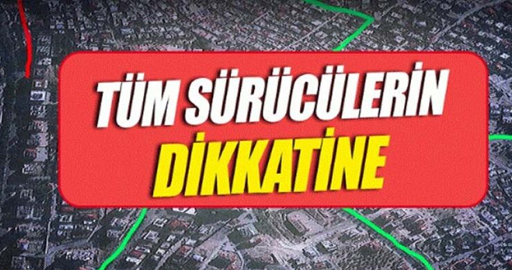 Doğancı ile Cengizköy Çemberleri arasındaki yol yarın trafik akışına kapatılacak
