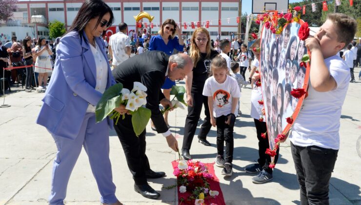 Cumhurbaşkanı Tatar Haspolat İlkokulu’ndaki gösteriyi izledi
