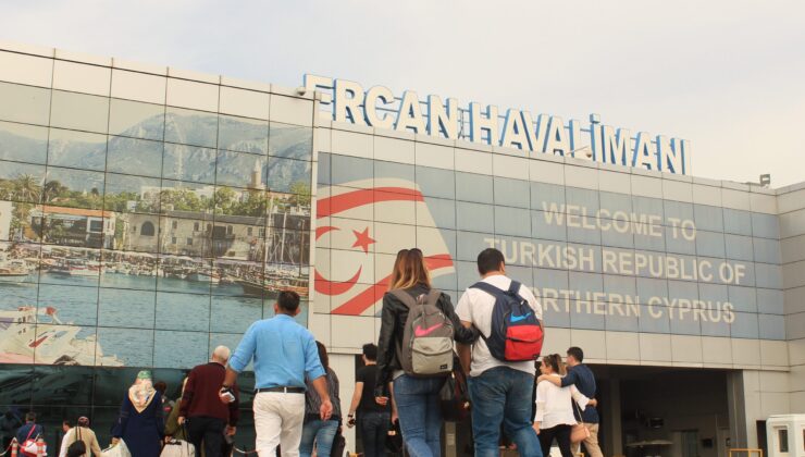 Ercan Havalimanı, bayram haftası boyunca 63 bin 873 yolcuya hizmet verdi