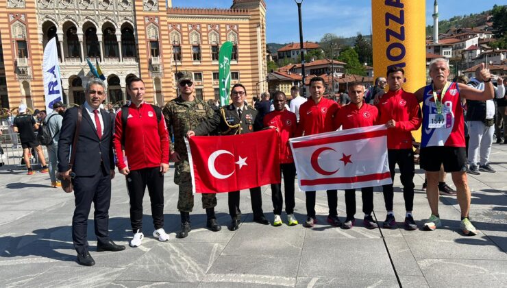 Hakan Tazegül’ün yer aldığı Türkiye Ordu Milli Takımı Saraybosna Maratonu’nda birinci oldu
