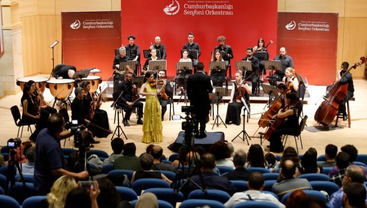 Cumhurbaşkanlığı Senfoni Orkestrası Gençlik Konserleri gerçekleştirdi