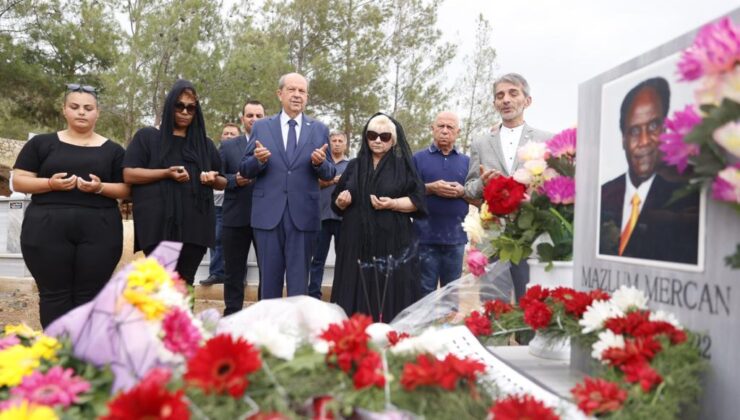 Cumhurbaşkanı Tatar, Mazlum Mercan’ı anma törenine katıldı