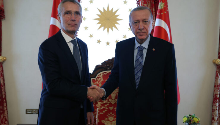 Erdoğan, NATO Genel Sekreteri Stoltenberg ile bir araya geldi