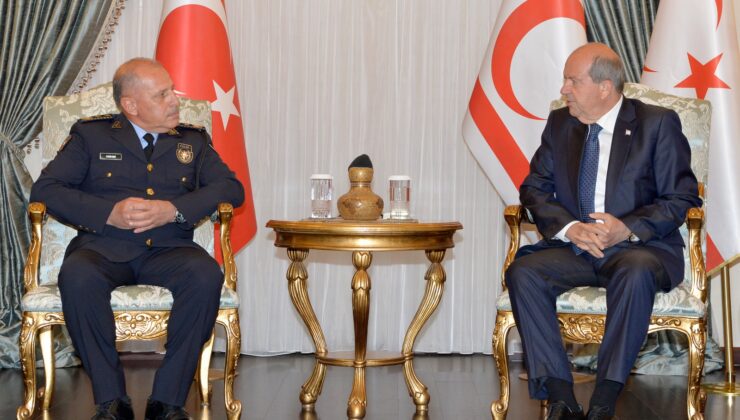 Cumhurbaşkanı Tatar, Polis Genel Müdürü Kuni ve beraberindeki heyeti kabul etti