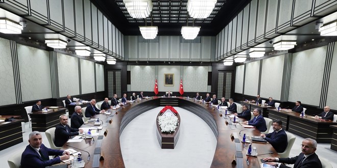 Türkiye’de yeni dönemin ilk Cumhurbaşkanlığı Kabinesi toplandı