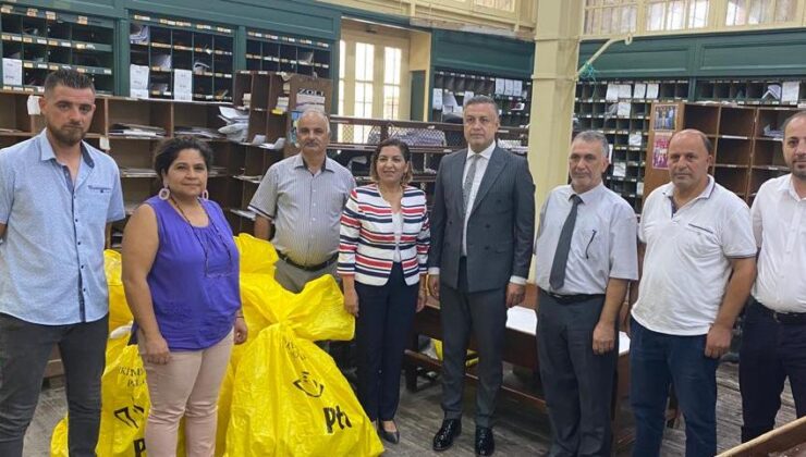 TC PTT Genel Müdür Yardımcısı Tezcan Posta Dairesi Müdürü Baysal’ı ziyaret etti