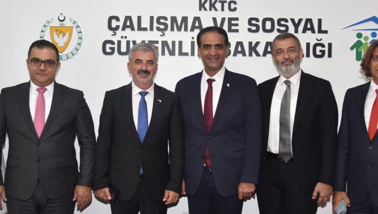 Çalışma ve Sosyal Güvenlik Bakanı Gardiyanoğlu Telsim heyetini kabul etti
