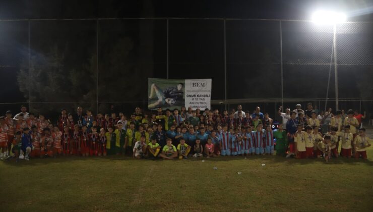 Onur Kandili U12 Anı Futbol Turnuvası yapıldı