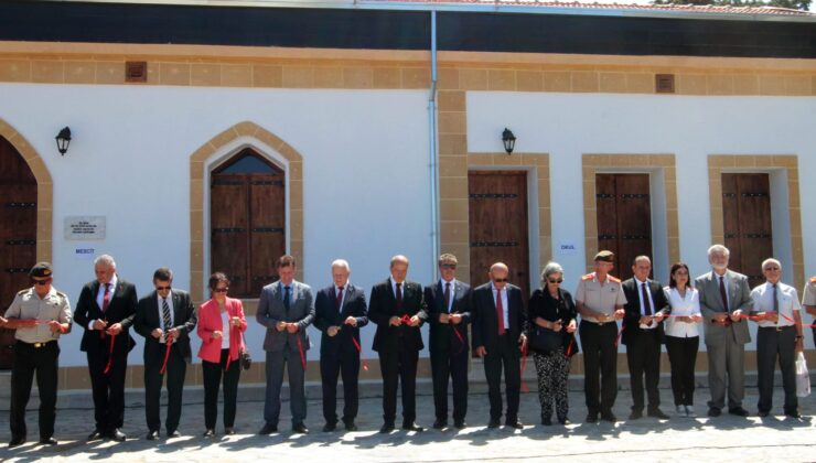 Erenköy’de Türk okulu ve cami restorasyonu tamamlanarak bugün açıldı